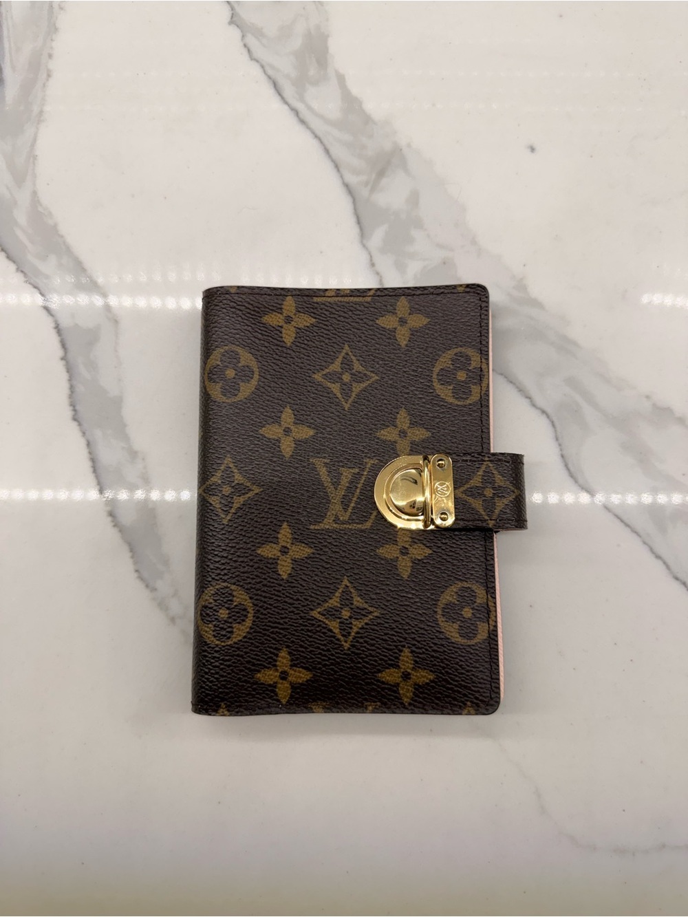 Authentic Louis Vuitton Rose Ballerine Koala PM Agenda